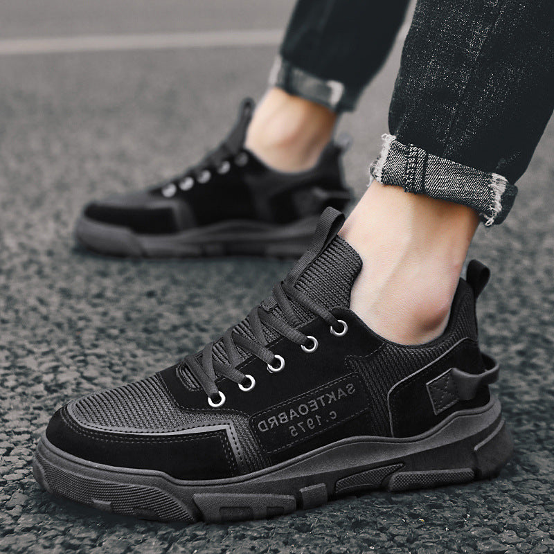 Men's Shoes Sneakers Korean Version Of The British Style Trend Canvas Shoes - Snapitonline