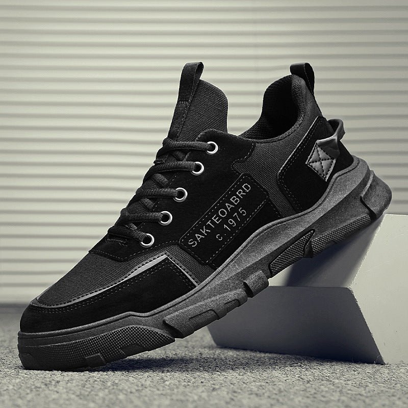 Men's Shoes Sneakers Korean Version Of The British Style Trend Canvas Shoes - Snapitonline