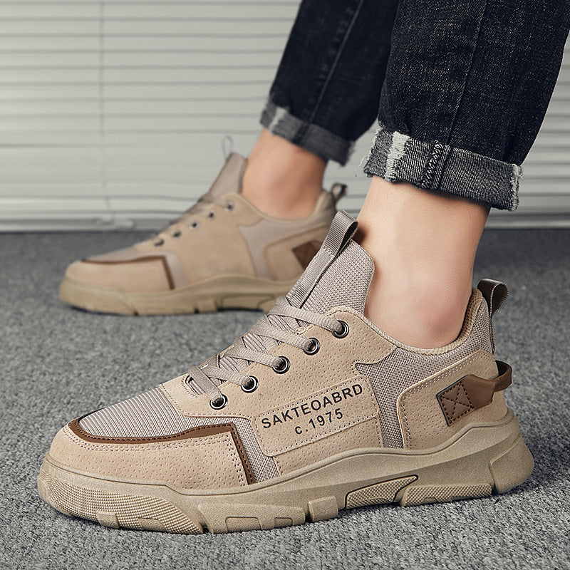 Men's Shoes Sneakers Korean Version Of The British Style Trend Canvas Shoes - Snapitonline