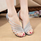 Sandals  hollow out Women Rome Style Wedge Low Heels - Snapitonline