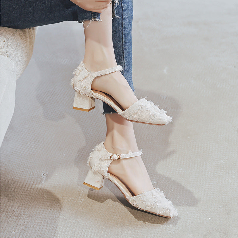 Womens Flats Shoes Ankle Strap Dorsay Low Heels - Snapitonline
