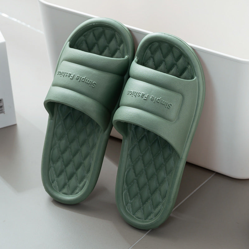 Home Slippers Women's Sandals Couples Non-slip Home Slippers Men's Slippers - Snapitonline