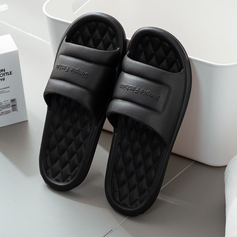 Home Slippers Women's Sandals Couples Non-slip Home Slippers Men's Slippers - Snapitonline