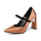 Womens Pumps Shoes Mary Jaen Stiletto High Heels Strange Pointed Toe - Snapitonline