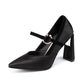Womens Pumps Shoes Mary Jaen Stiletto High Heels Strange Pointed Toe - Snapitonline
