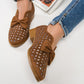 Womens Flats Shoes Loafers Low Heels Bowtie Pointed Toe Leather - Snapitonline