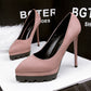 Korean Style High Heels Stiletto Professional Sexy Female Pumps - Snapitonline