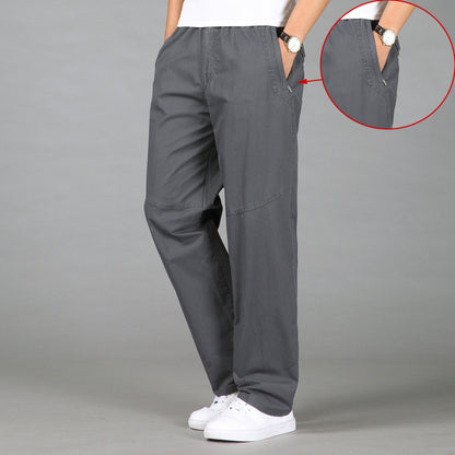 Men's casual pants plus size overalls men - Snapitonline