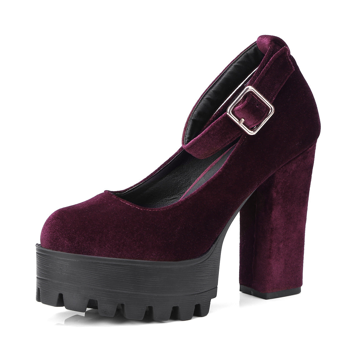 Platform shoes with thick heels and high heels - Snapitonline