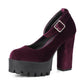 Platform shoes with thick heels and high heels - Snapitonline