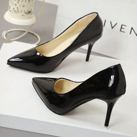 Ladies Pointed Stiletto Pumps High Heels - Snapitonline