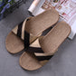 Non-slip home slippers and linen slippers - Snapitonline