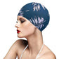 1PC  Fashion Swimming Cap Men/Women Flowers Printed Long Hair Sports Swim Pool Bathing Hat Elastic Nylon Turban Sports Accessory Snapitonline
