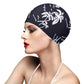 1PC  Fashion Swimming Cap Men/Women Flowers Printed Long Hair Sports Swim Pool Bathing Hat Elastic Nylon Turban Sports Accessory Snapitonline