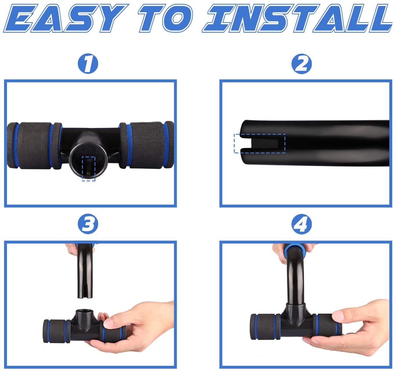 1Pair Push Ups Stands Grip Fitness Equipment Handles Chest Body Buiding Sports Muscular Training Push up racks Snapitonline