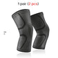 2 Pcs Elastic Knee Pads Nylon Sports Kneepad Fitness Protective Gear Patella Brace Support Running Basketball Volleyball Snapitonline