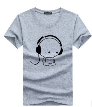 Summer new style, short sleeved T-shirt, men's loose casual fat man, big size young short sleeved T-shirt. - Snapitonline
