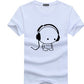 Summer new style, short sleeved T-shirt, men's loose casual fat man, big size young short sleeved T-shirt. - Snapitonline