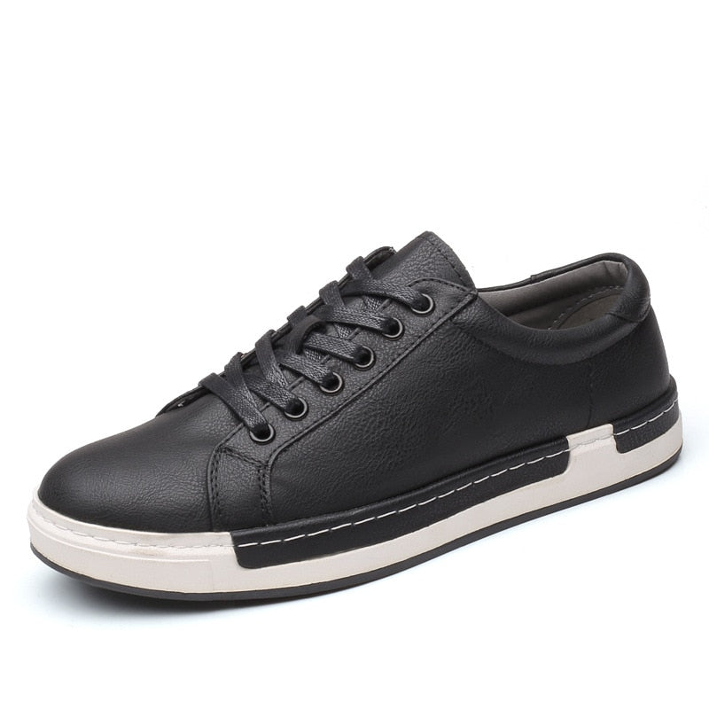 2021 Fashion New Men's Casual Shoes Handmade Vintage Men Shoes Luxury Brown Brand Male Shoes Genuine Leather Men&#39;s Leisure Shoes Snapitonline