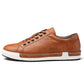 2021 Fashion New Men's Casual Shoes Handmade Vintage Men Shoes Luxury Brown Brand Male Shoes Genuine Leather Men&#39;s Leisure Shoes Snapitonline