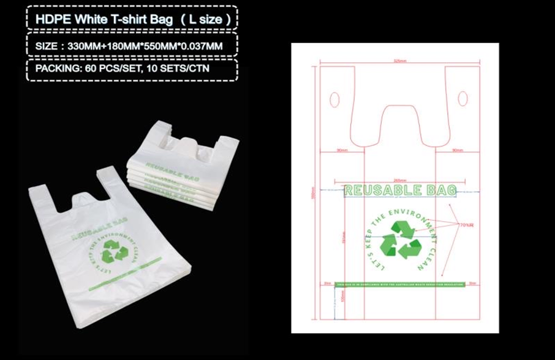 Singlet Checkout Reusable Shopping Carry Bags - Snapitonline