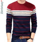 2022 Fashion Casual Clothing Social Fitness Bodybuilding Striped T Shirts Men T-shirt Jersey Tee Shirt Pullover Sweater Camisa Snapitonline