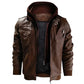 2022 New Mens Leather Jackets Autumn Casual Motorcycle PU Jacket Biker Leather Coats Brand Clothing EU Size Snapitonline