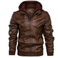 2022 New Mens Leather Jackets Autumn Casual Motorcycle PU Jacket Biker Leather Coats Brand Clothing EU Size Snapitonline