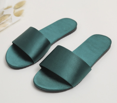 Satin red slippers - Snapitonline