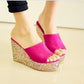 Wedge heel fish sandals - Snapitonline