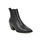Pointy stone-lined ankle boots - Snapitonline