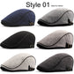 21 Types Men Berets 2021 Spring Autumn Winter Windproof Street Newsboy Beret Hat Retro England Hat Men Hats Peaked Painter Caps Snapitonline