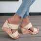Wedge heel platform sandals - Snapitonline