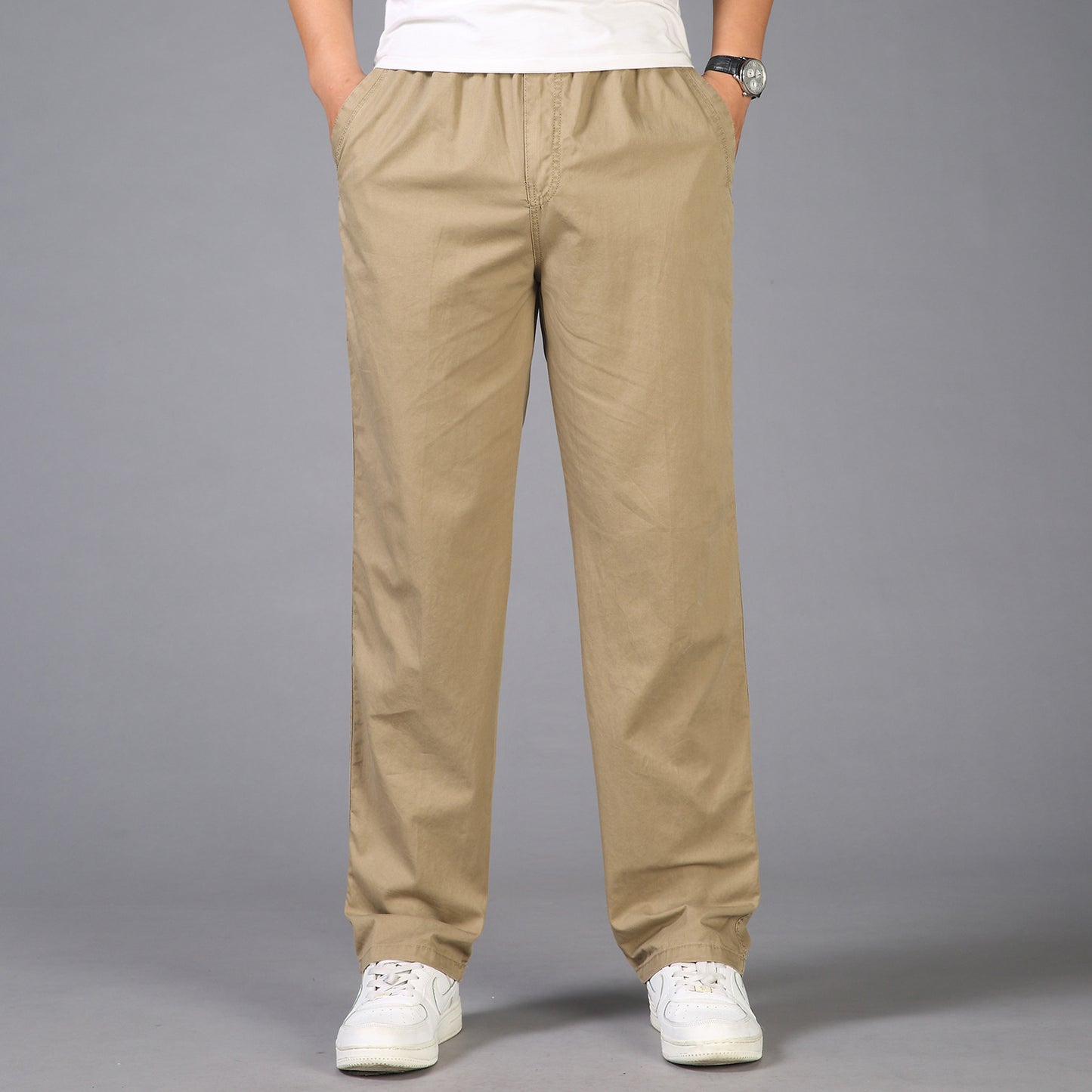 Men's casual pants plus size overalls men - Snapitonline