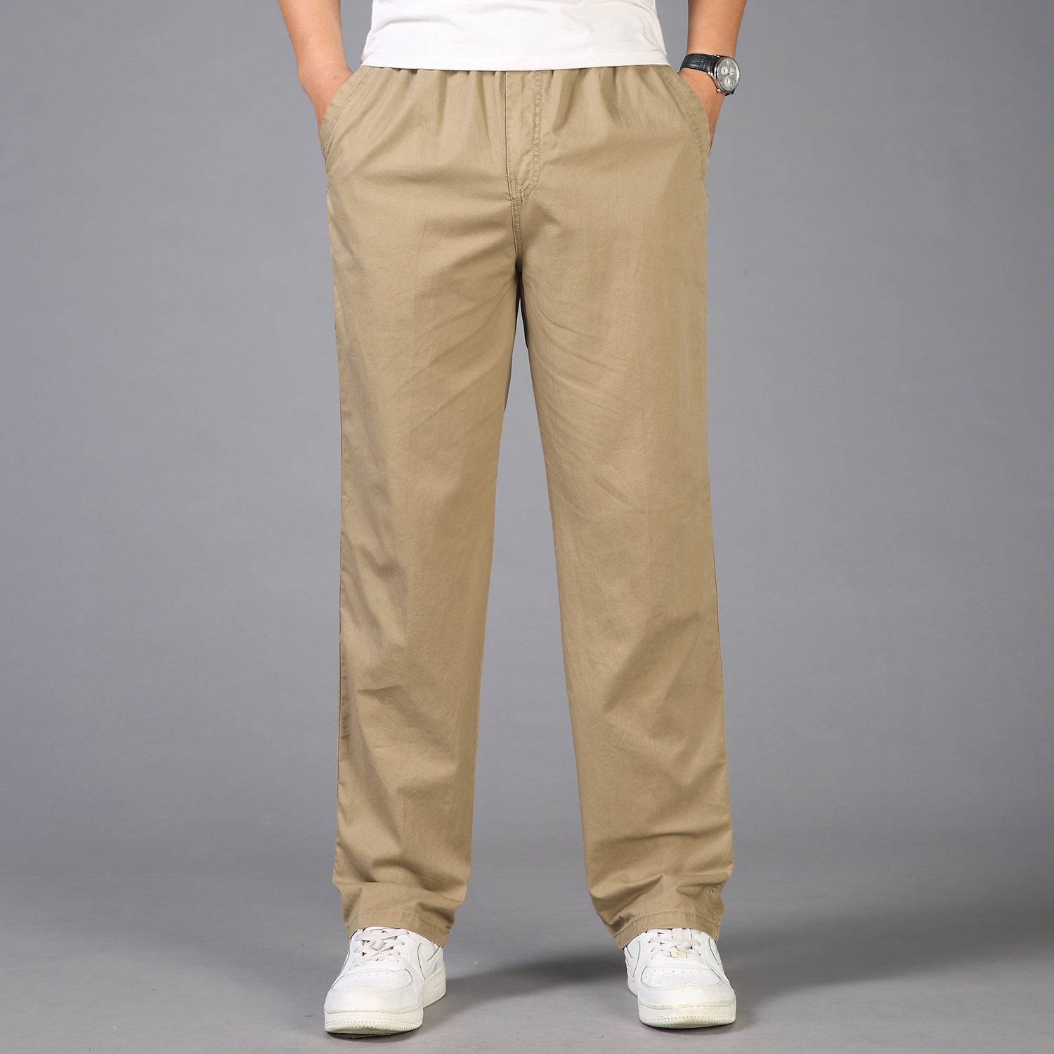 Men's casual pants plus size overalls men - Snapitonline