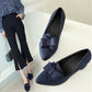 Pointy chunky medium heels high heels shoes - Snapitonline