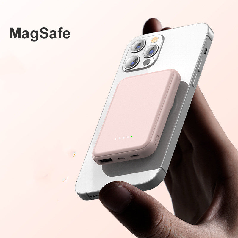 Mini Fast Charging Magnetic Wireless Power Bank 5000 MAh 10000 MAh Portable - Snapitonline