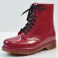 Ladies flat rain boots Martin rain boots water shoes - Snapitonline