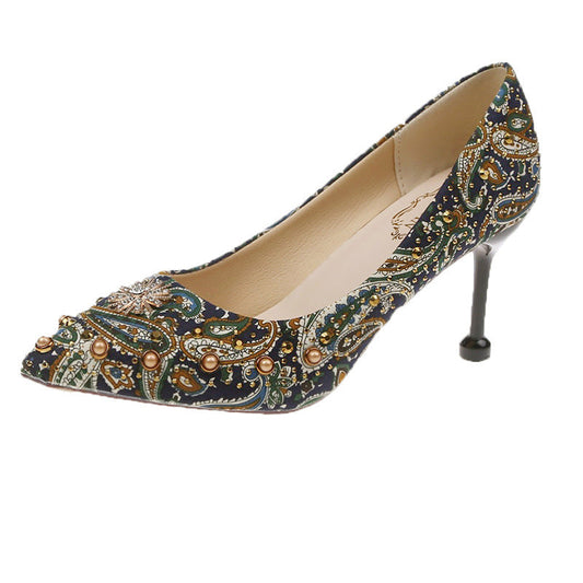 Rivet heels cat heels - Snapitonline