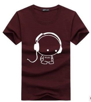 Summer new style, short sleeved T-shirt, men's loose casual fat man, big size young short sleeved T-shirt. - Snapitonline