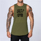 Plain bodybuilding sleeveless vest men - Snapitonline