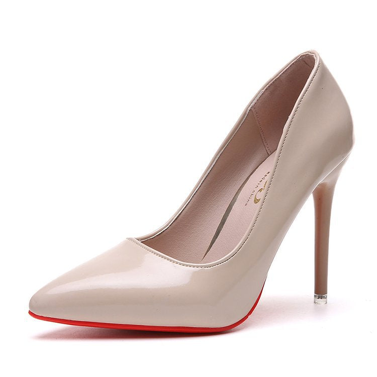 Pointed pumps high heels work shoes - Snapitonline