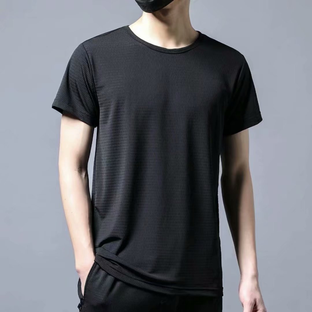 Men's Loose Round Neck Plus Size Short Sleeve T-shirt - Snapitonline
