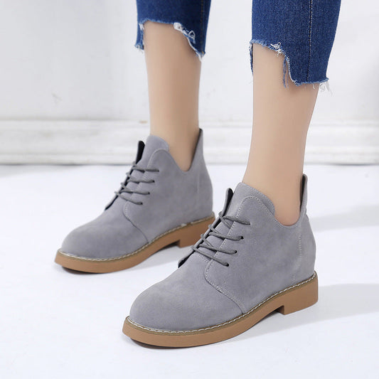 hick heel single boot inner height female boots - Snapitonline