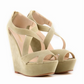 Large size high heels waterproof platform slope OL nightclub hollow women's sandals - Snapitonline
