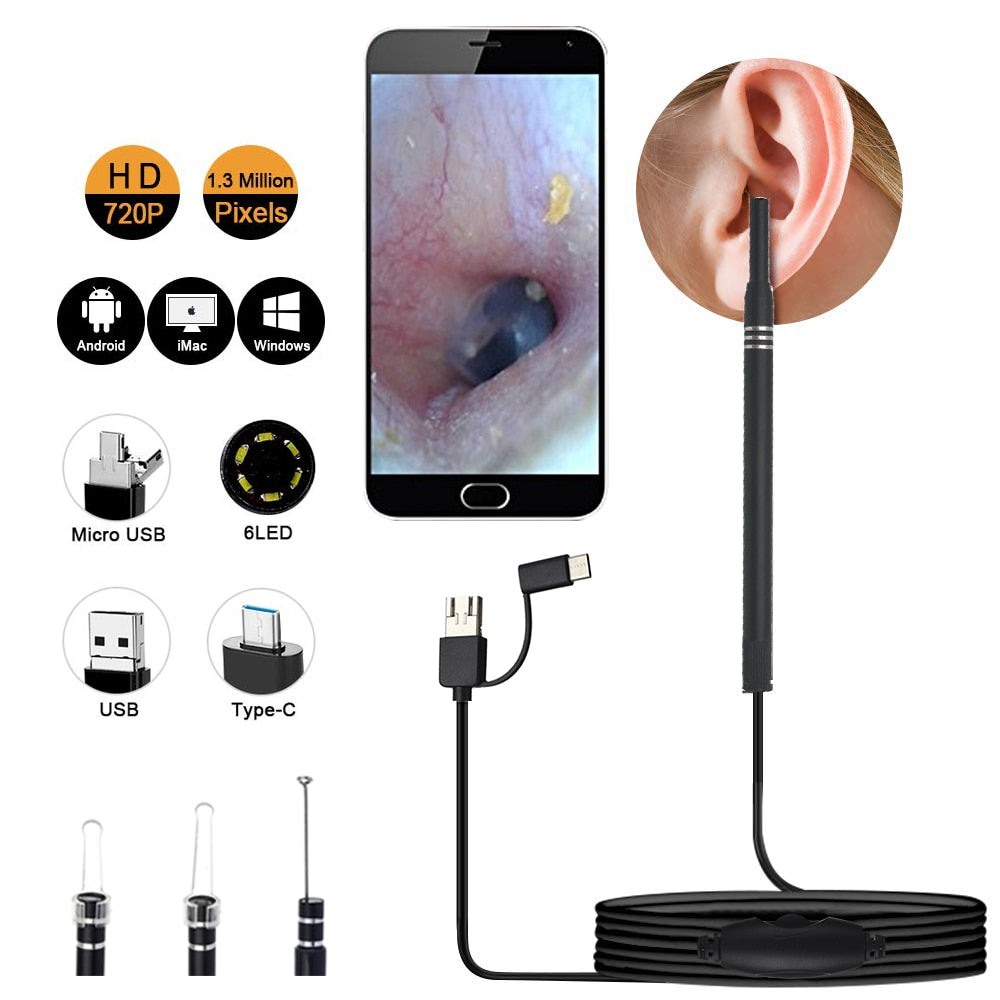 3 in 1 Waterproof Ear Camera Snapitonline