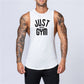 Plain bodybuilding sleeveless vest men - Snapitonline