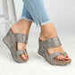 Wedge Flip-Flop Sandals - Snapitonline