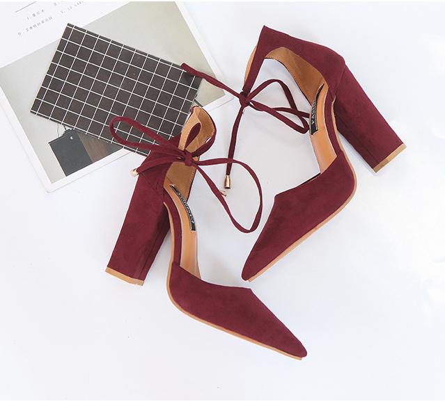 Simply Pointed Toe High Heel Pumps Shoes - Snapitonline
