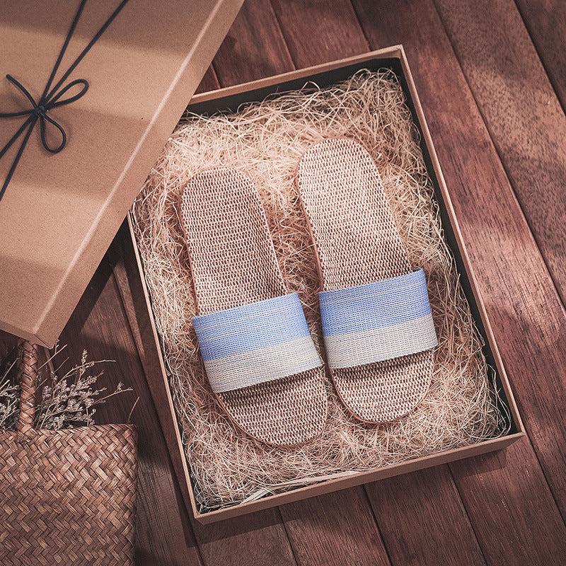 Linen slippers - Snapitonline